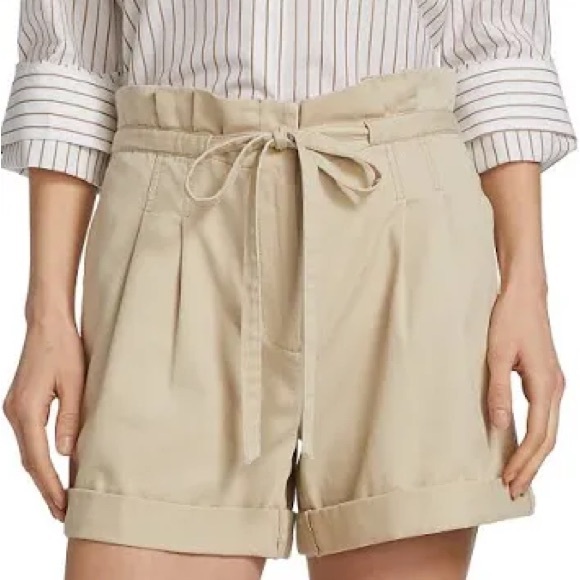 TWP Khaki Paperbag Shorts XL